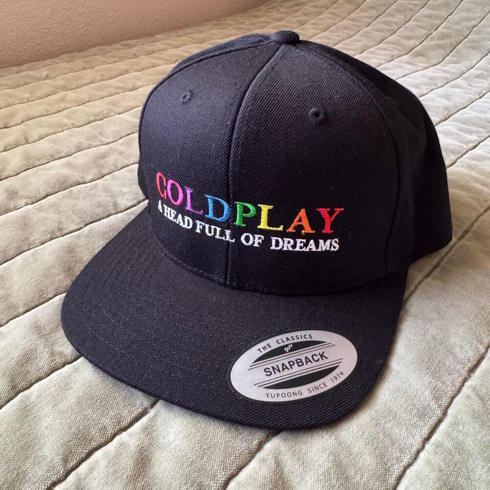 Coldplay A Head Full of Dreams 2016 hat